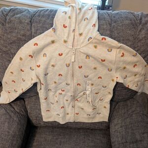 Rainbow Patterned Hoodie